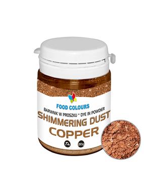 Barwnik – pyłek miedź Copper Shimmering Dust WS-P-165 20g – Food Colours